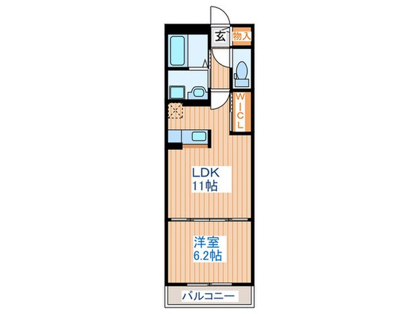 プロムナ－ド４の物件間取画像